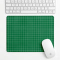 Green Grid Desk Mat Mouse Pad – Large Extended Mouse Pad for Work & Gaming