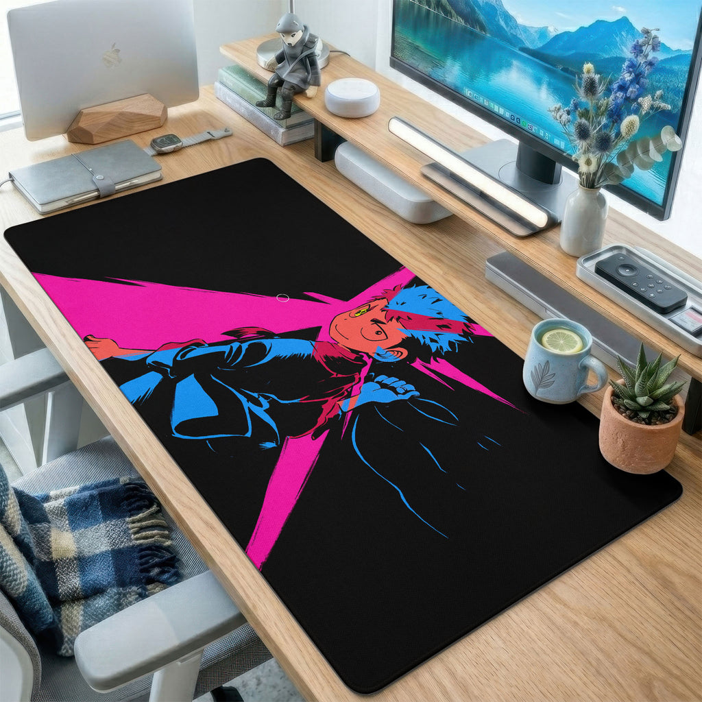 Neon Anime Desk Mat