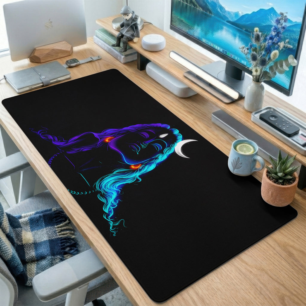 Mystic Blue Moon Sorcerer Desk Mat