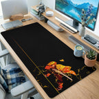 Orange Blade Anime Samurai Desk Mat
