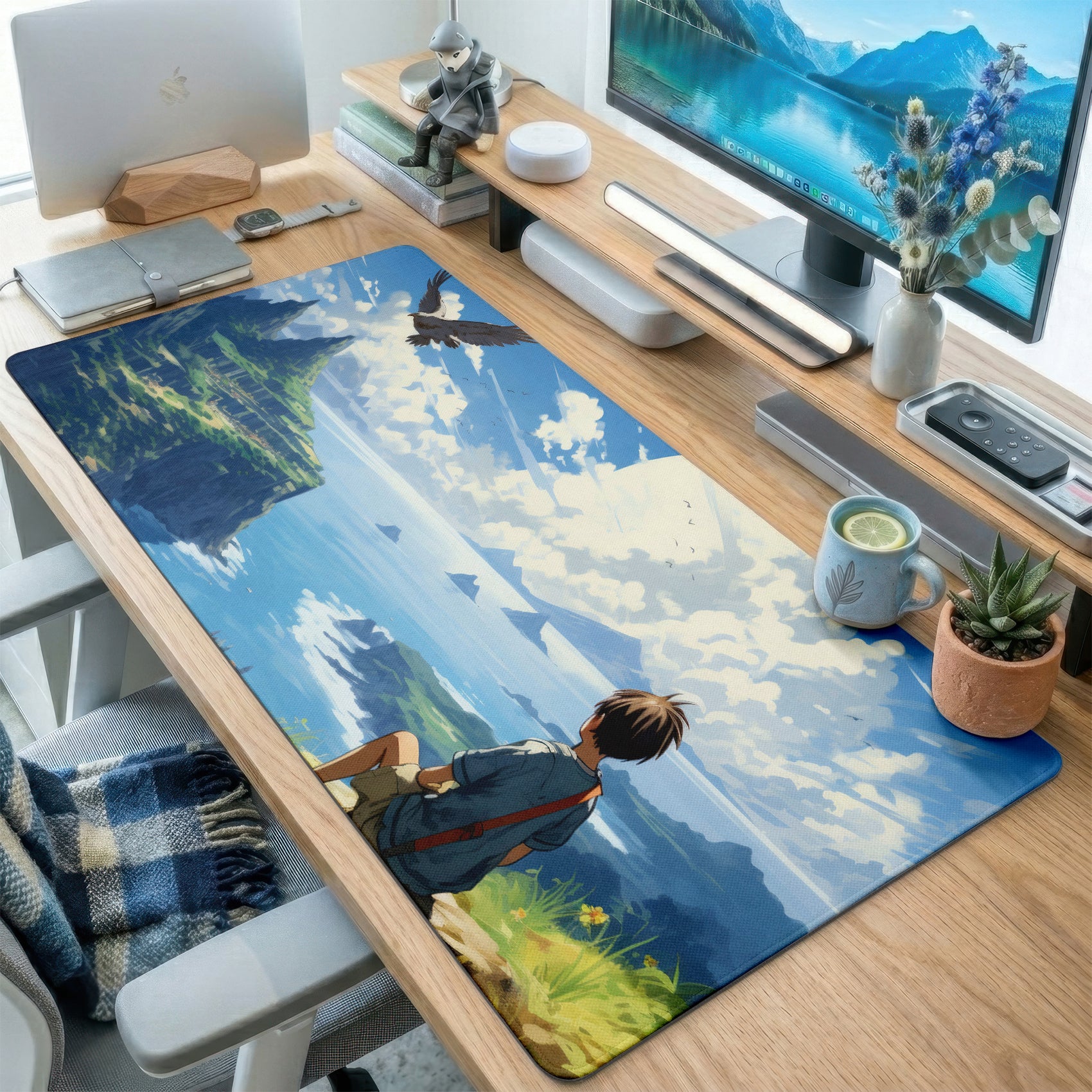 Blue Sky Scenic Traveler Desk Mat