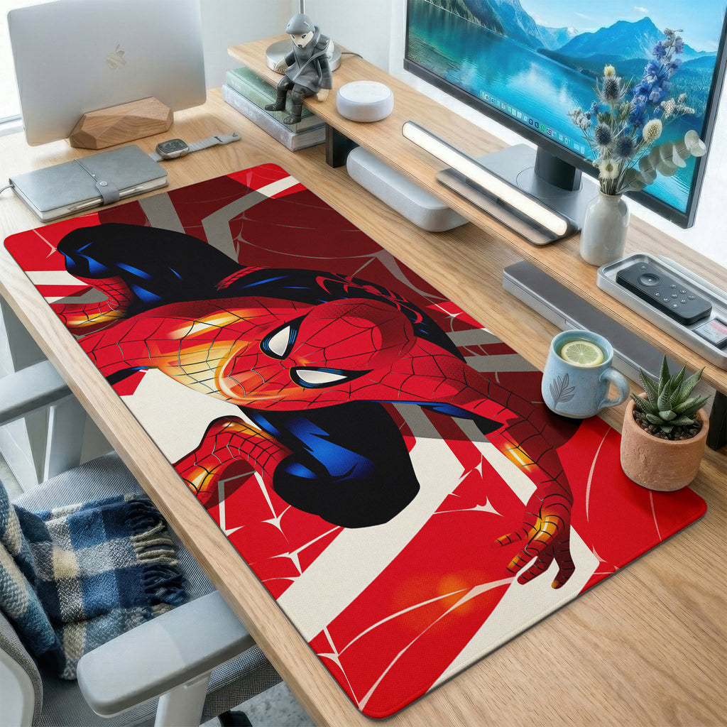Crimson Web Hero Mat Desk Mat