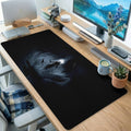 Dark Battle Glowing Warrior Desk Mat