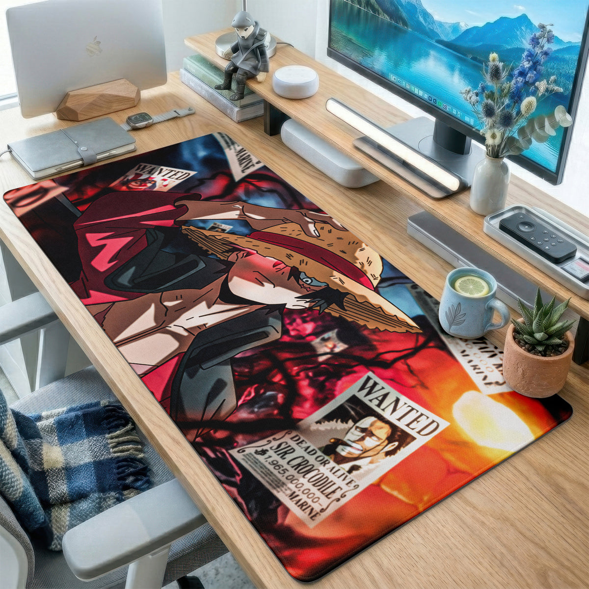 Wanted Poster Pirate Crew Desk Mat