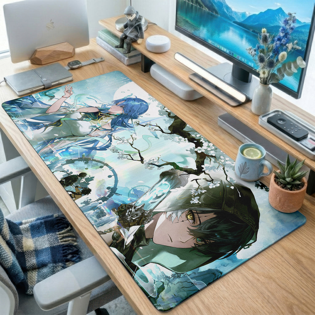 Mystic Forest Anime Duo Desk Mat